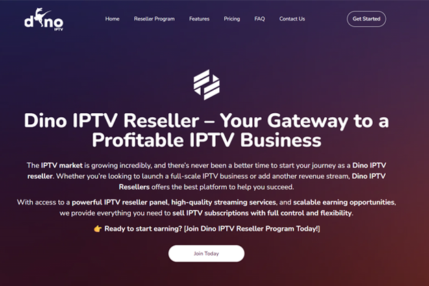 DinoIPTVReseller dashboard screenshot